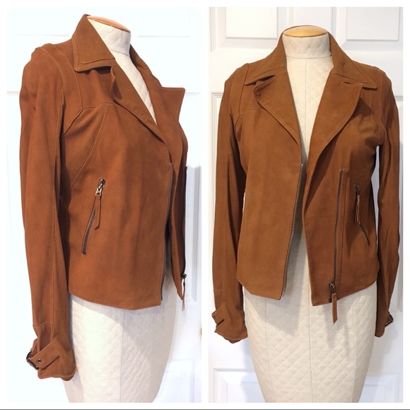 L.A.M.B. Jackets & Blazers - ⭐ NEW ⭐ L.A.M.B. Genuine Suede Moto Jacket